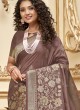 Art Silk Coffee Color Saree